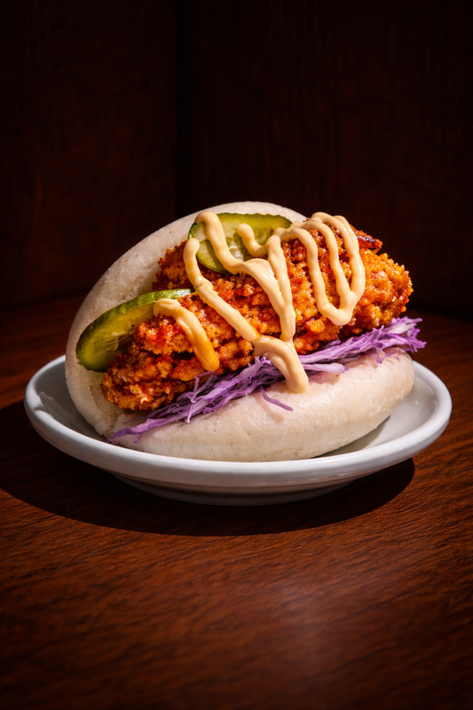 Buffalo Chicken Baos
