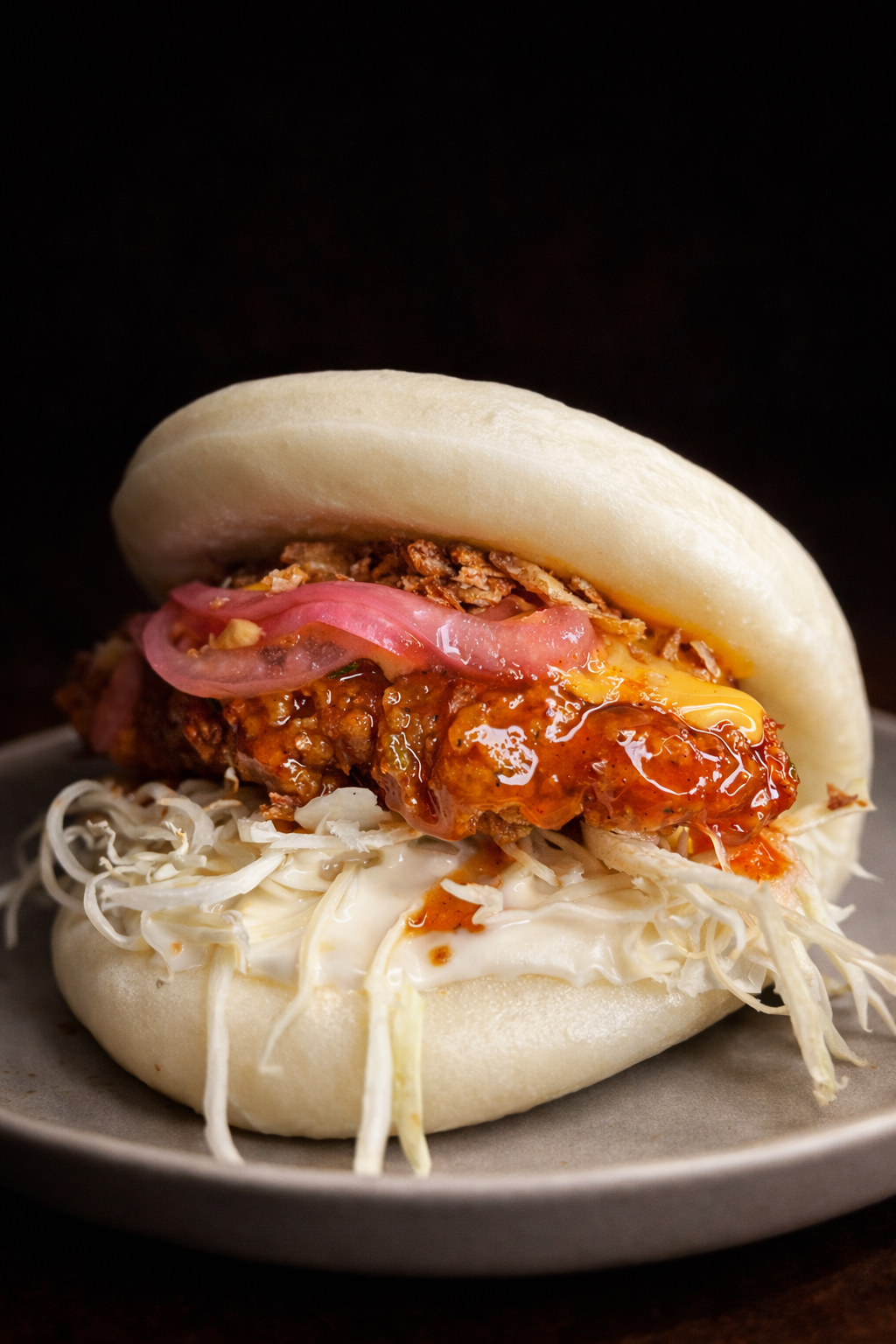 Nashville Hot Chicken Baos