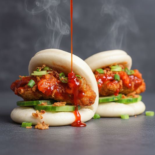 Korean Chicken Baos